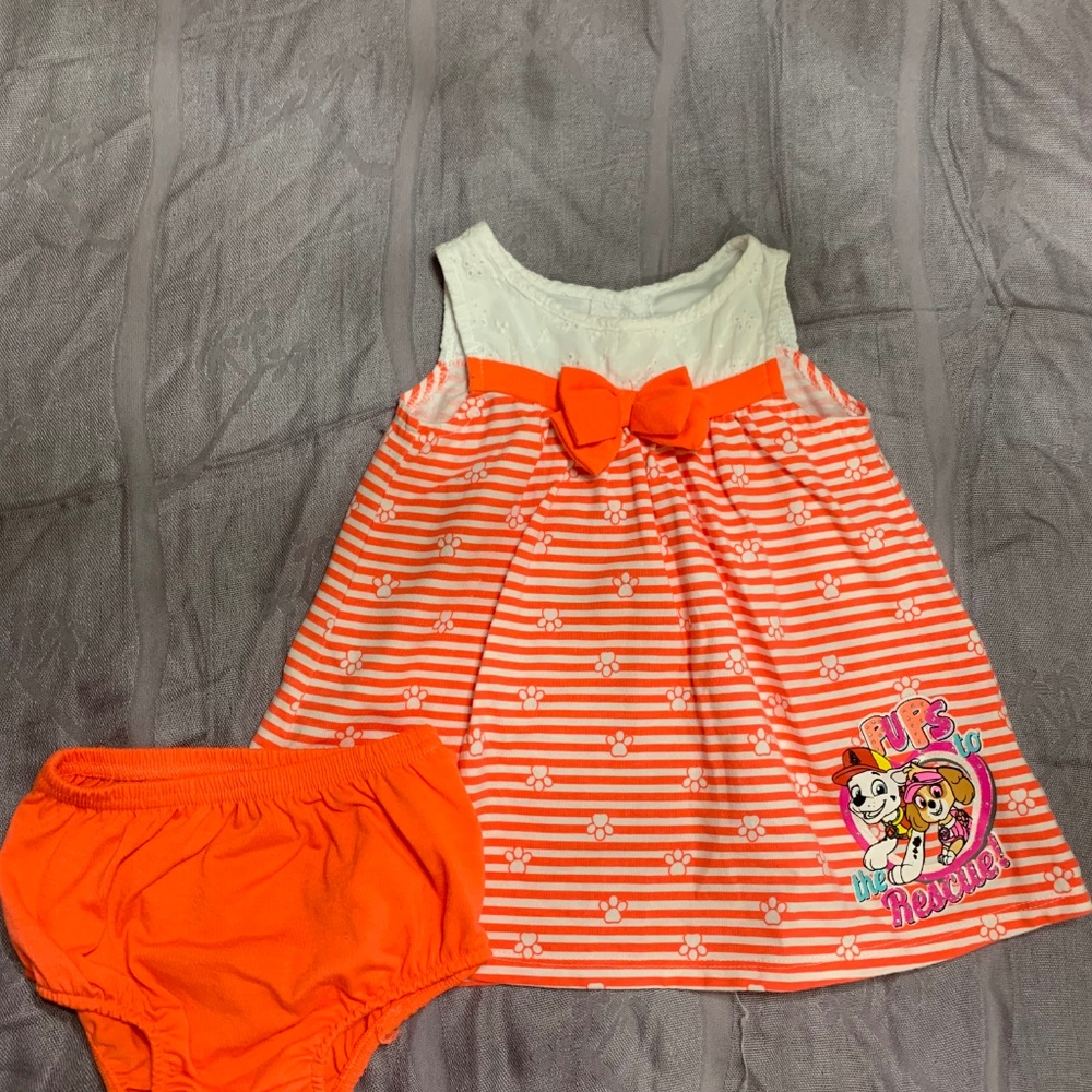 Paw Patrol Nickelodeon Dress Size 12 Months